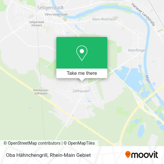 Карта Oba Hähnchengrill
