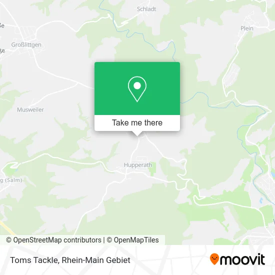 Карта Toms Tackle