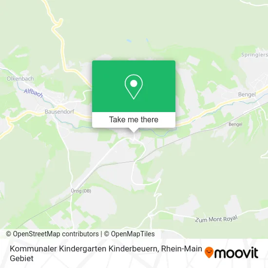 Карта Kommunaler Kindergarten Kinderbeuern