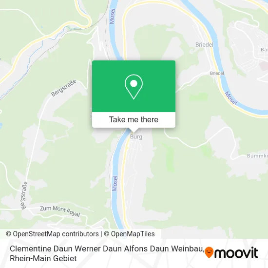 Карта Clementine Daun Werner Daun Alfons Daun Weinbau
