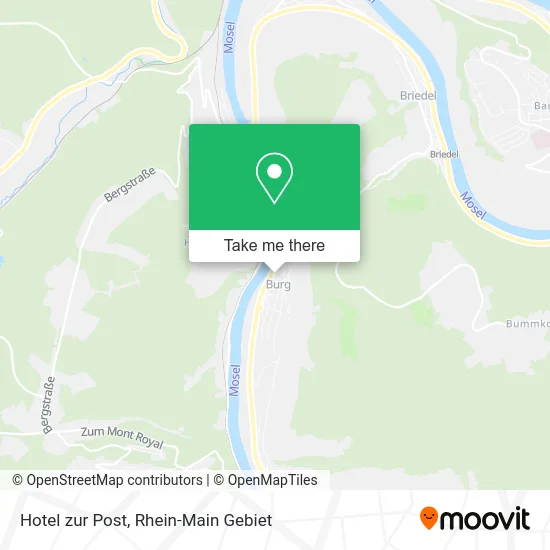 Карта Hotel zur Post