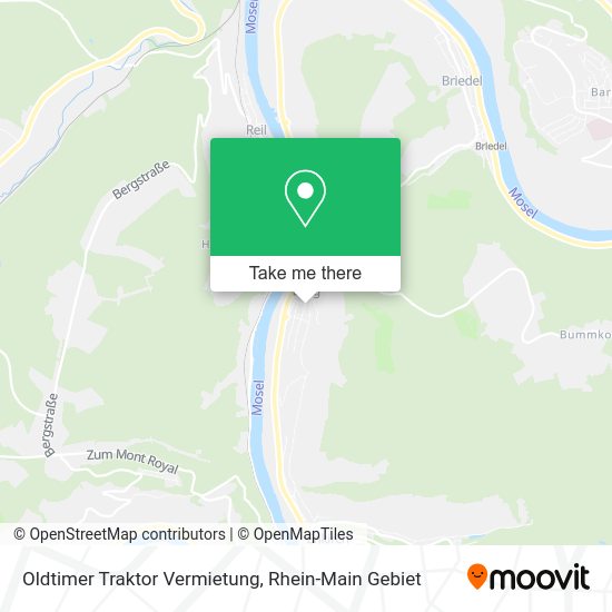 Карта Oldtimer Traktor Vermietung