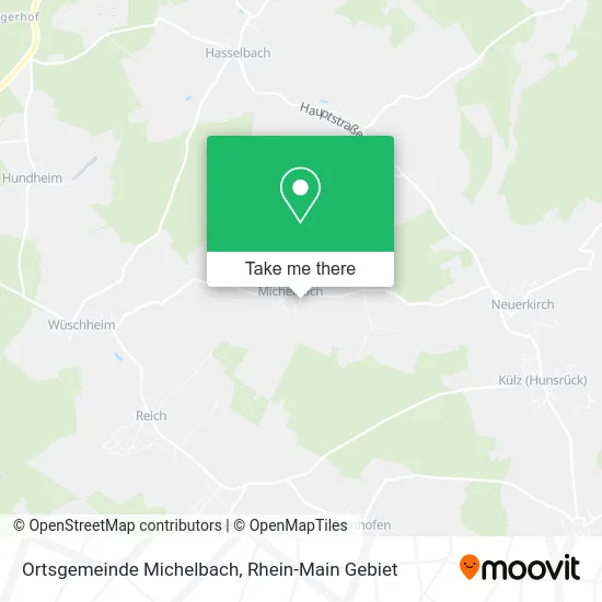 Карта Ortsgemeinde Michelbach
