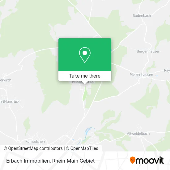 Карта Erbach Immobilien