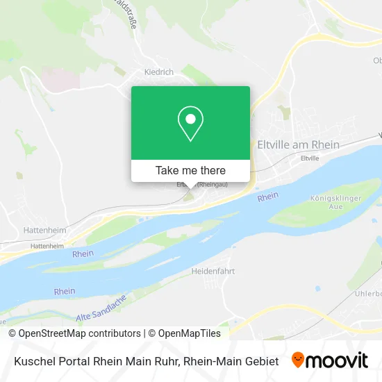 Карта Kuschel Portal Rhein Main Ruhr