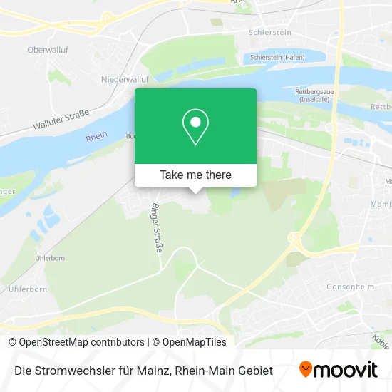 Карта Die Stromwechsler für Mainz