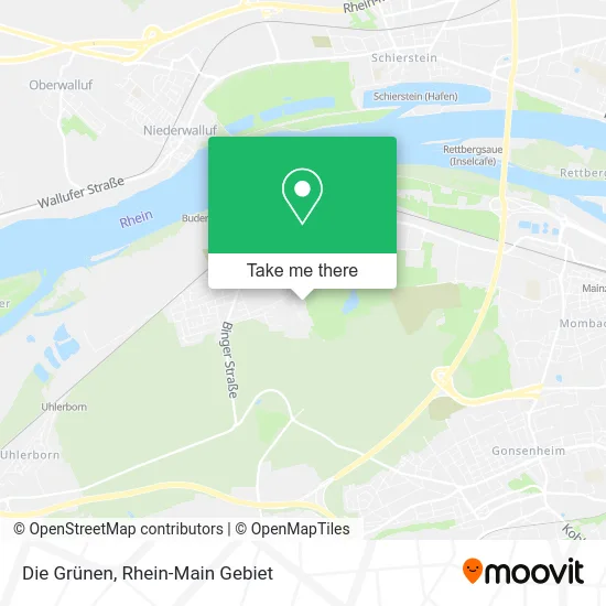 Карта Die Grünen