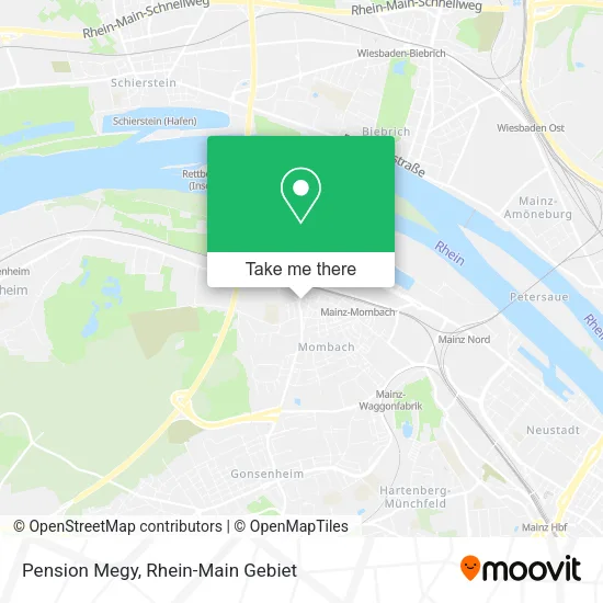 Карта Pension Megy