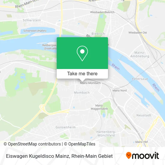 Карта Eiswagen Kugeldisco Mainz