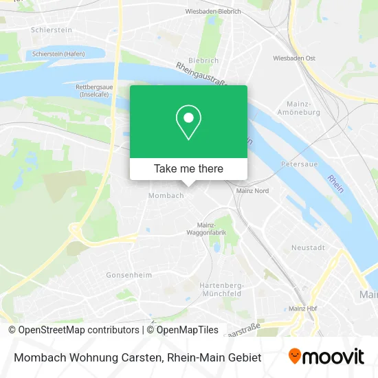 Карта Mombach Wohnung Carsten