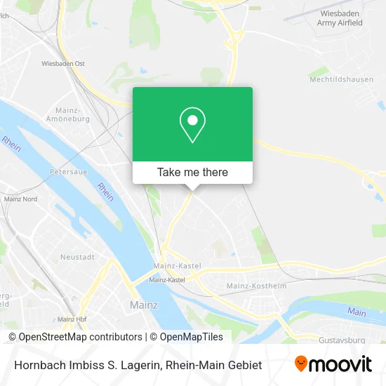 Карта Hornbach Imbiss S. Lagerin