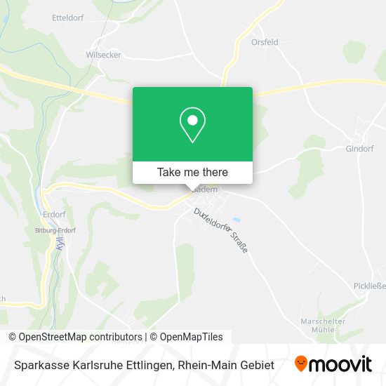 Карта Sparkasse Karlsruhe Ettlingen
