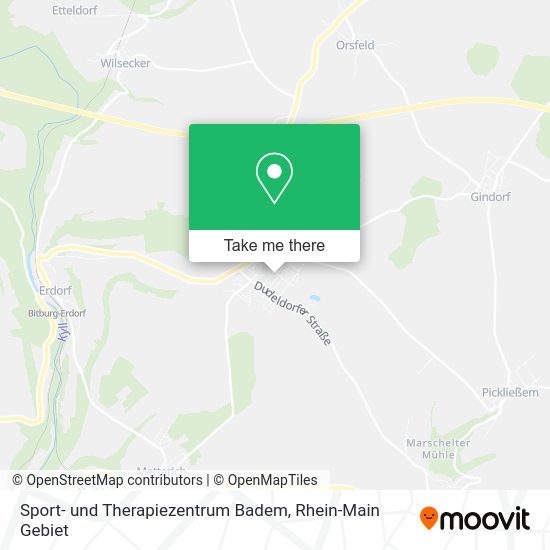 Карта Sport- und Therapiezentrum Badem
