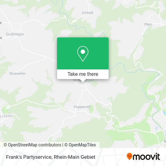 Карта Frank's Partyservice