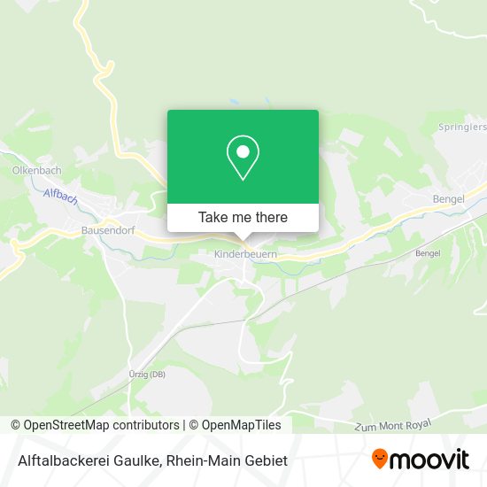 Карта Alftalbackerei Gaulke