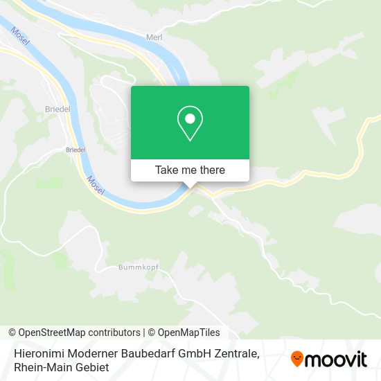 Карта Hieronimi Moderner Baubedarf GmbH Zentrale
