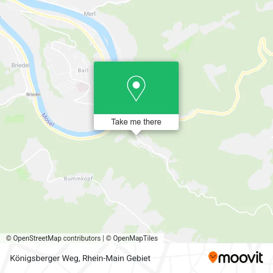 Карта Königsberger Weg