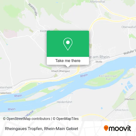 Карта Rheingaues Tropfen