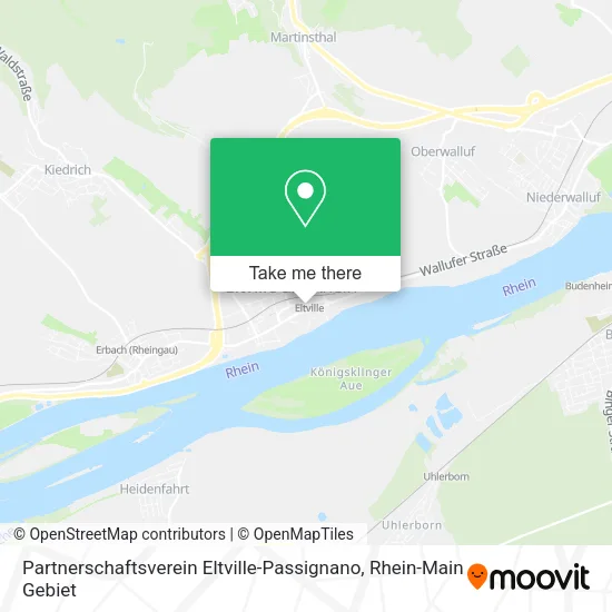 Карта Partnerschaftsverein Eltville-Passignano