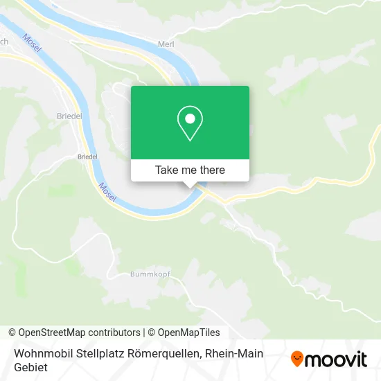 Карта Wohnmobil Stellplatz Römerquellen