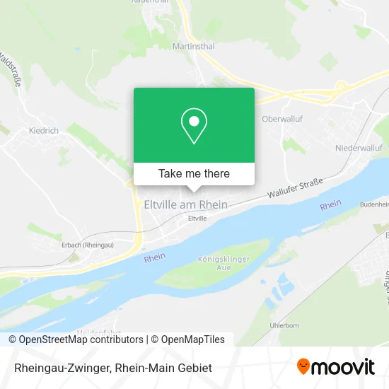 Карта Rheingau-Zwinger