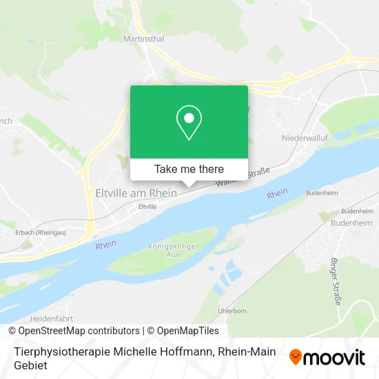 Карта Tierphysiotherapie Michelle Hoffmann