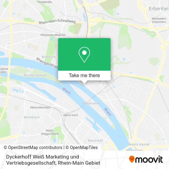 Карта Dyckerhoff Weiß Marketing und Vertriebsgesellschaft