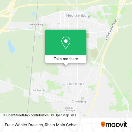 Карта Freie Wähler Dreieich