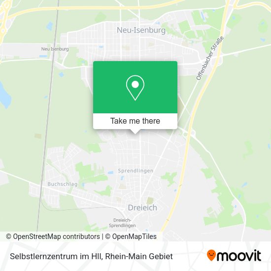 Карта Selbstlernzentrum im Hll