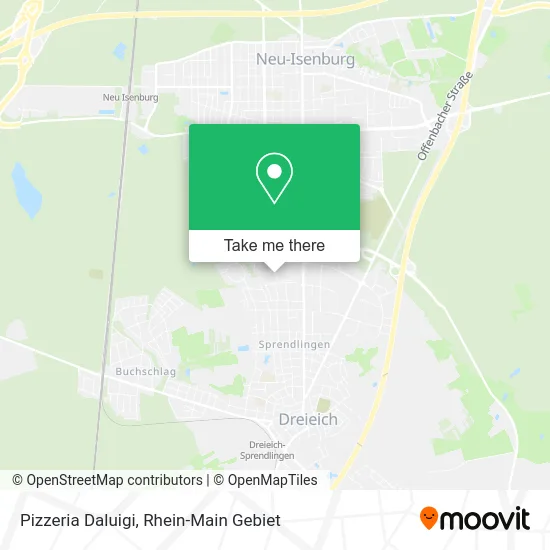 Pizzeria Daluigi map