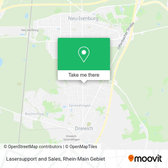 Карта Lasersupport and Sales