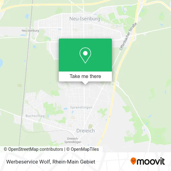 Werbeservice Wolf map