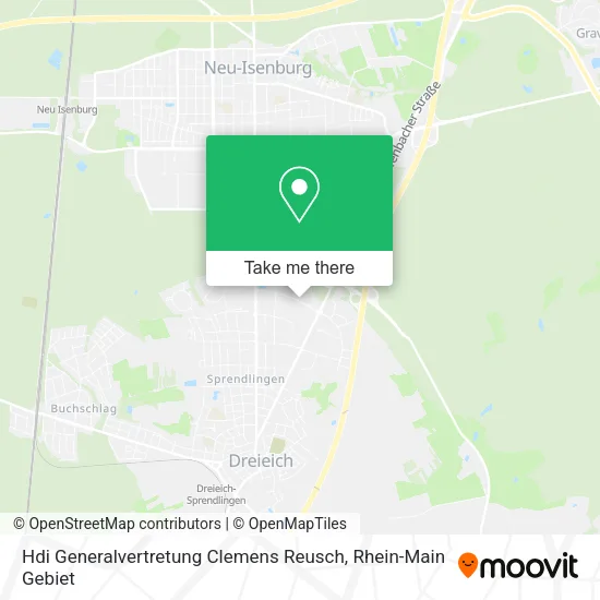 Карта Hdi Generalvertretung Clemens Reusch