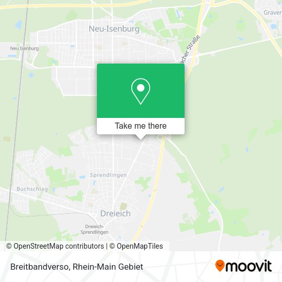 Карта Breitbandverso