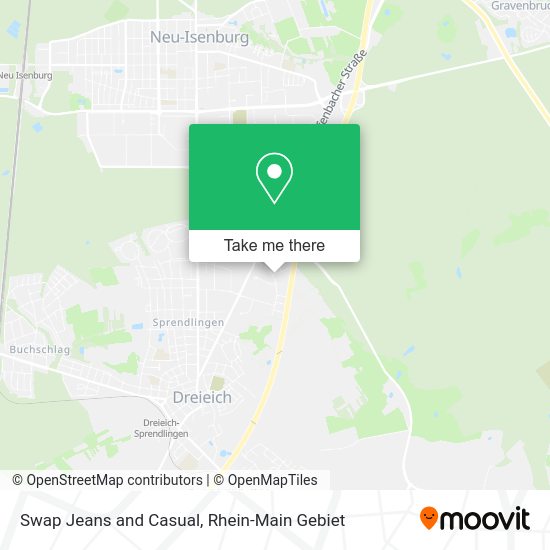 Swap Jeans and Casual map