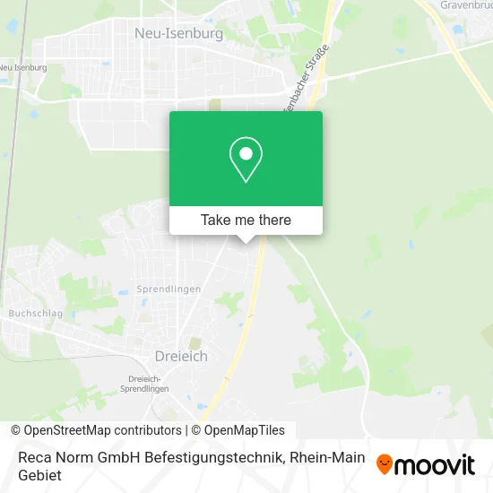 Карта Reca Norm GmbH Befestigungstechnik