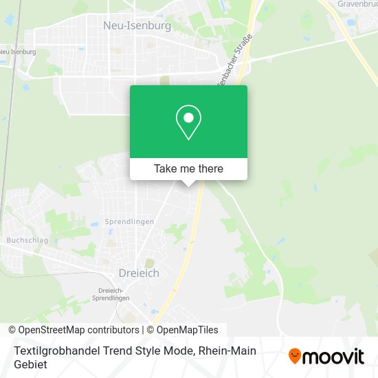 Карта Textilgrobhandel Trend Style Mode