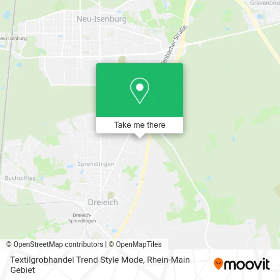 Карта Textilgrobhandel Trend Style Mode