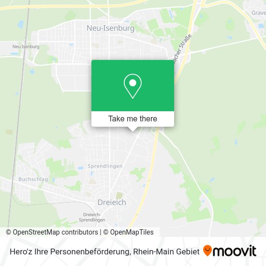 Карта Hero'z Ihre Personenbeförderung