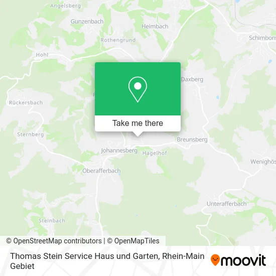 Карта Thomas Stein Service Haus und Garten