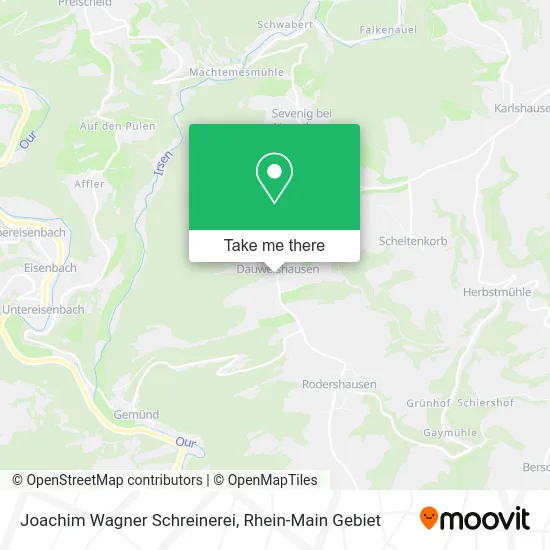 Карта Joachim Wagner Schreinerei