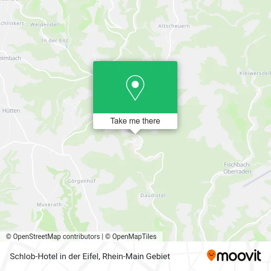 Карта Schlob-Hotel in der Eifel