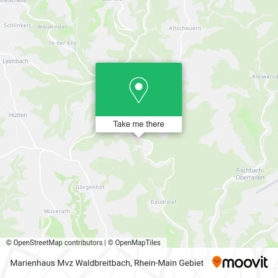 Карта Marienhaus Mvz Waldbreitbach