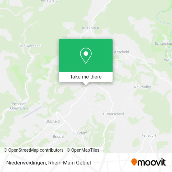 Карта Niederweidingen