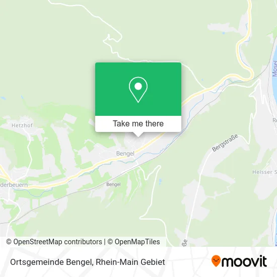 Карта Ortsgemeinde Bengel