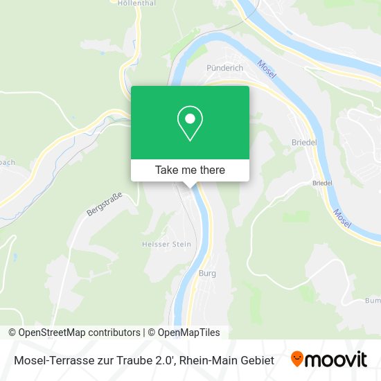 Карта Mosel-Terrasse zur Traube 2.0'