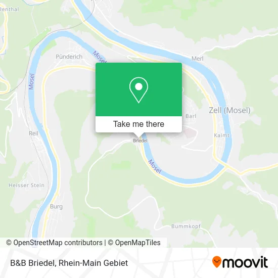 Карта B&B Briedel