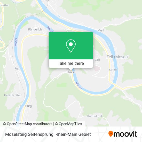 Карта Moselsteig Seitensprung