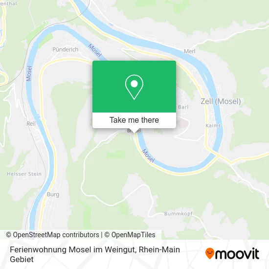 Карта Ferienwohnung Mosel im Weingut