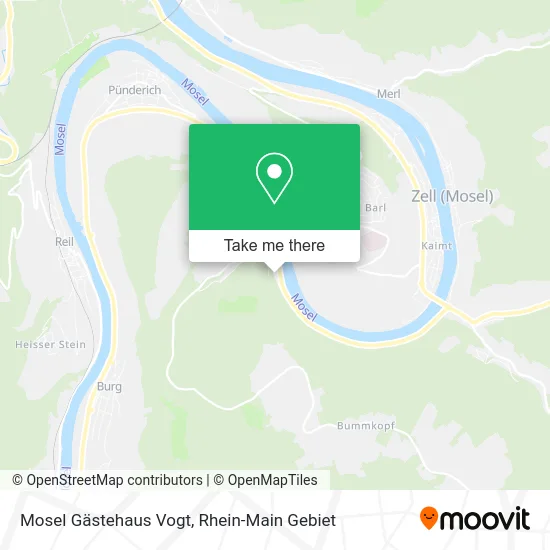 Карта Mosel Gästehaus Vogt